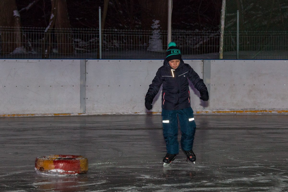 В программе были конкурсы на льду