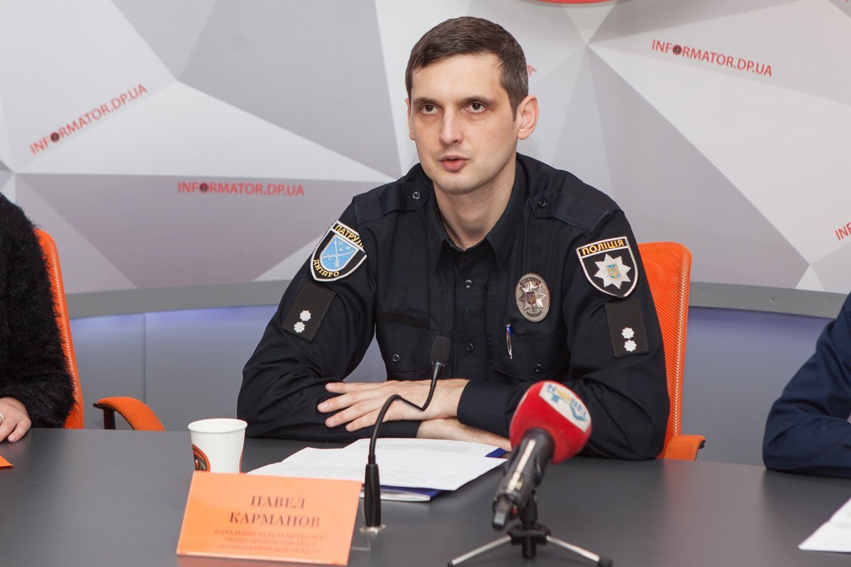Павел Карманов, начальник отдела по связям с общественностью патрульной полиции области