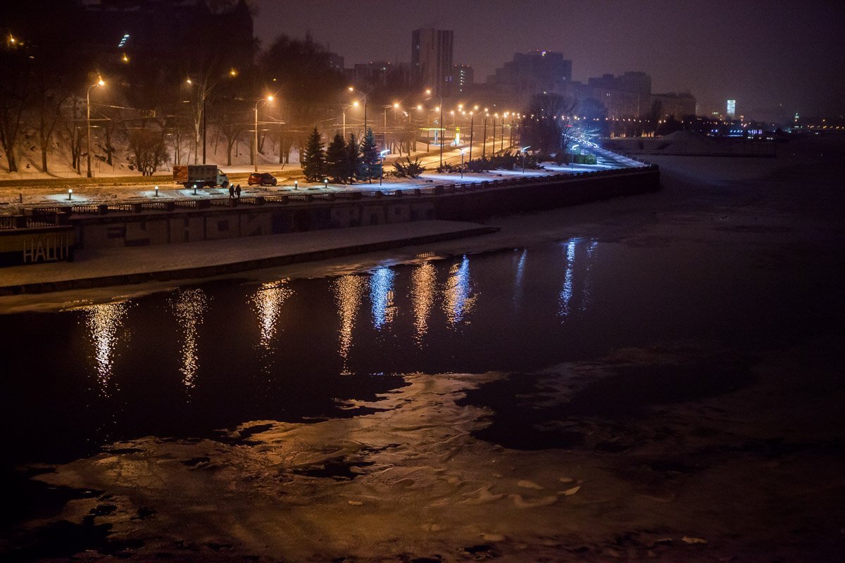 Вид с Монастырского острова на Днепр Вид с Монастырского острова на Днепр