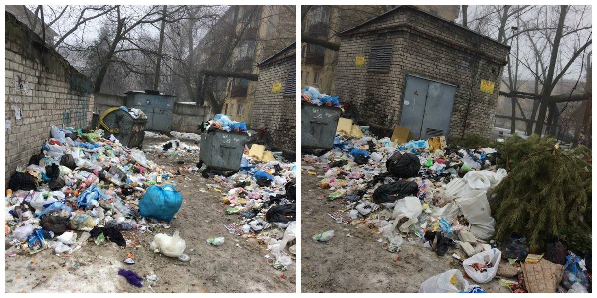 На Батумской не вывозят мусор На Батумской не вывозят мусор