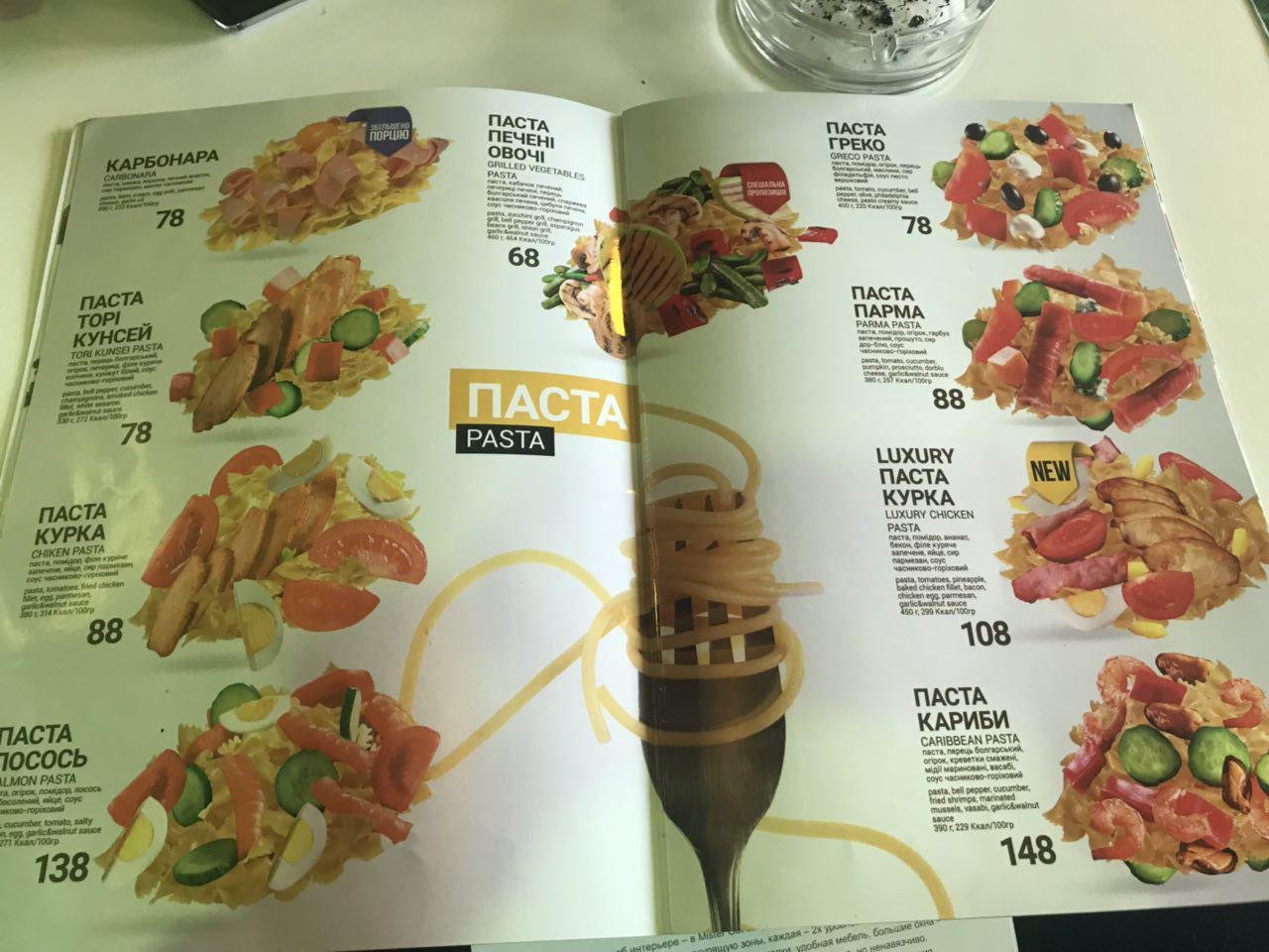 Пасты и сендвичи - новые позиции в меню Пасты и сендвичи - новые позиции в меню