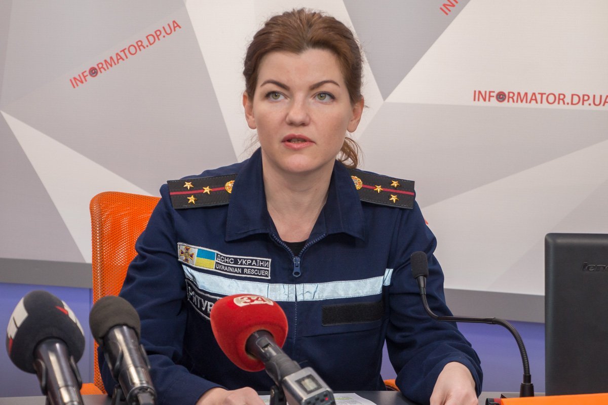 Дарья Гречищева, пресс-секретарь ГСЧС в Днепре и области