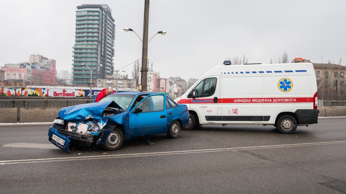 В аварии пострадала женщина