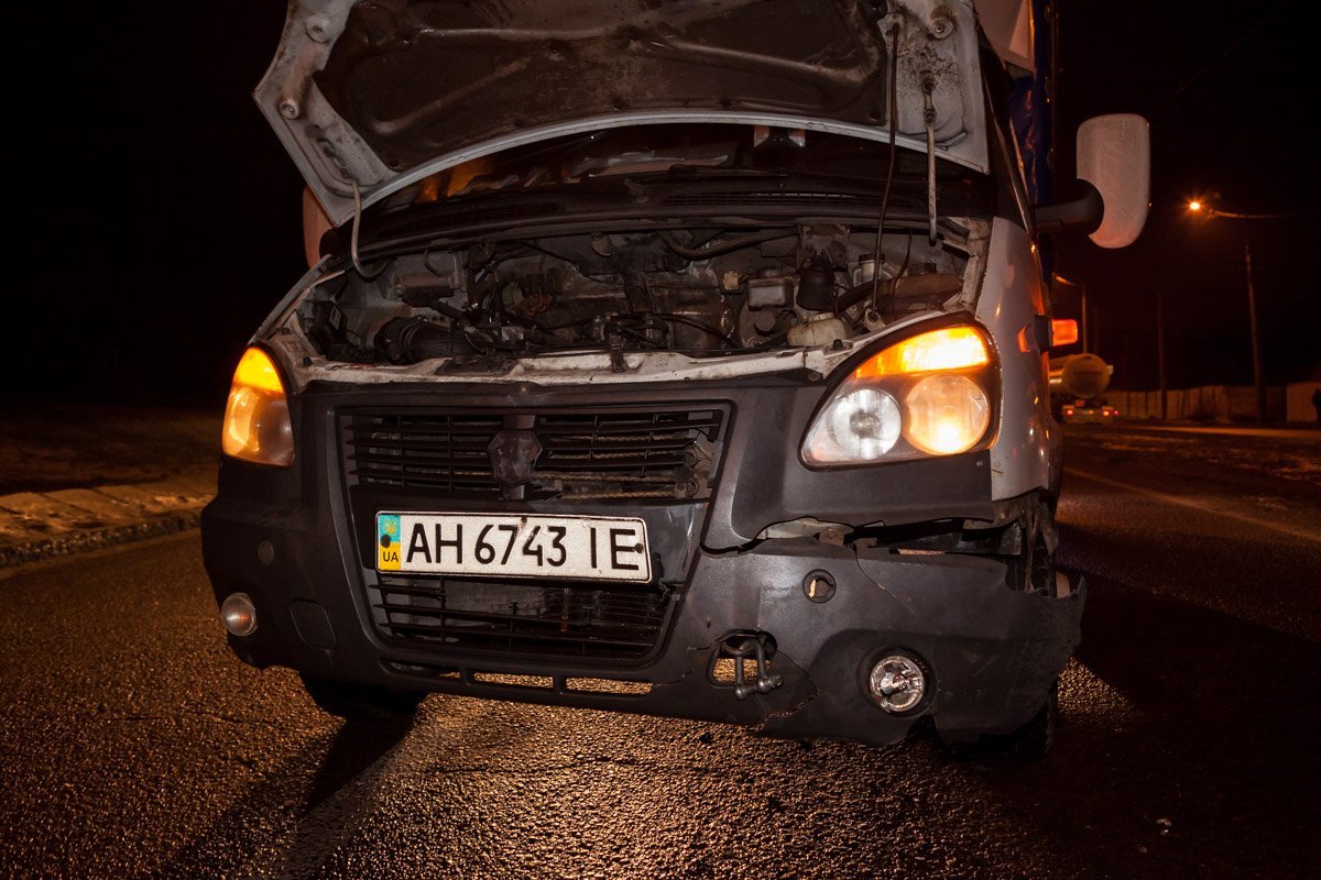 Повреждения Газели