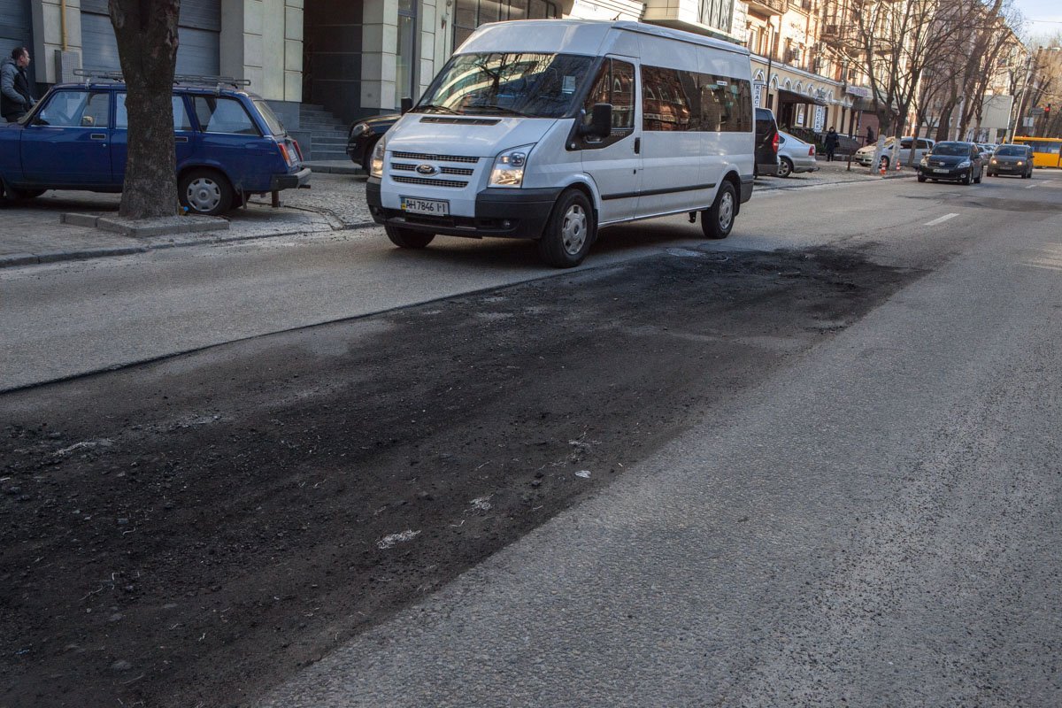 Здесь асфальт вообще сняли