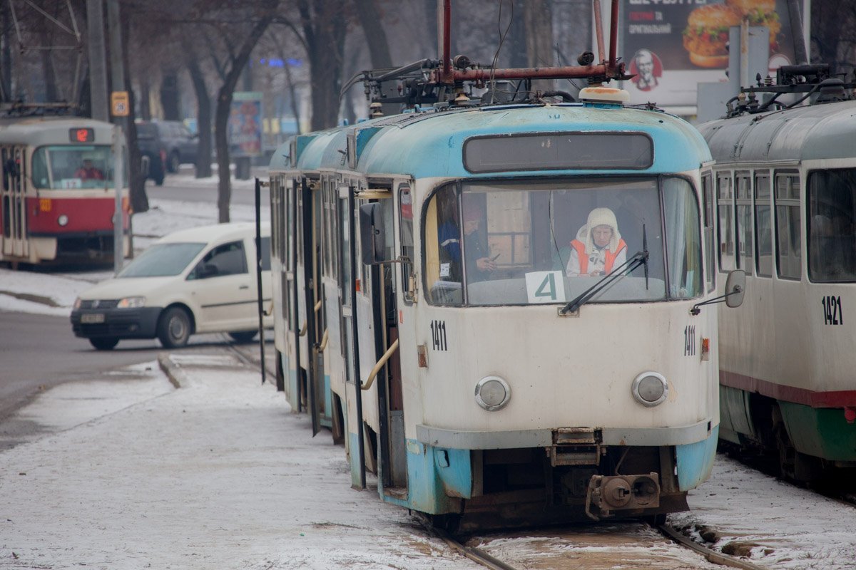 Движение электротранспорта парализовано