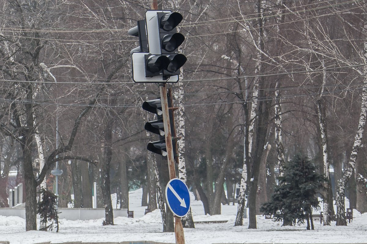 На момент аварии на перекрестке не работали светофоры На момент аварии на перекрестке не работали светофоры