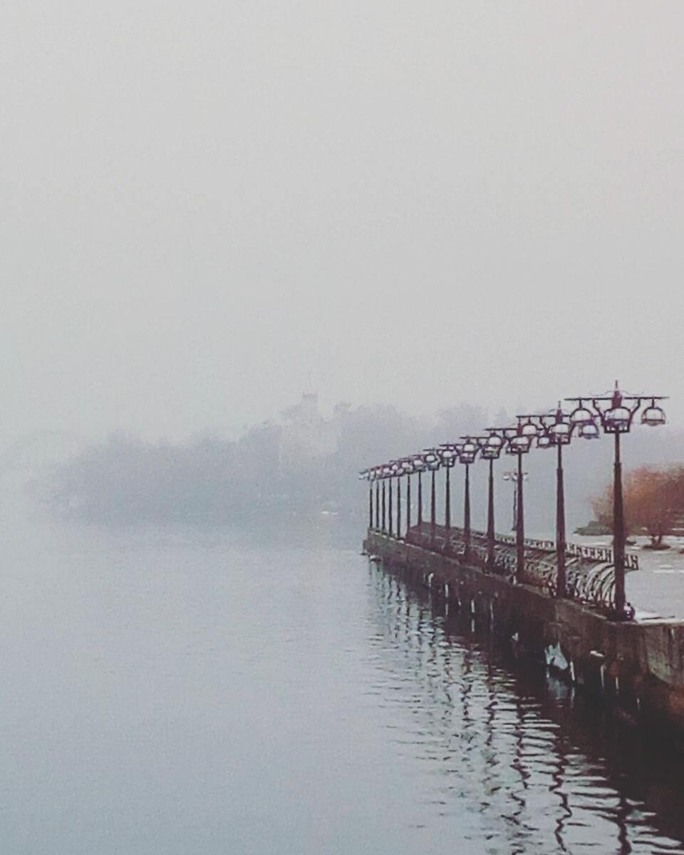 Туман над Днепром. Фото: margaritaglodunova