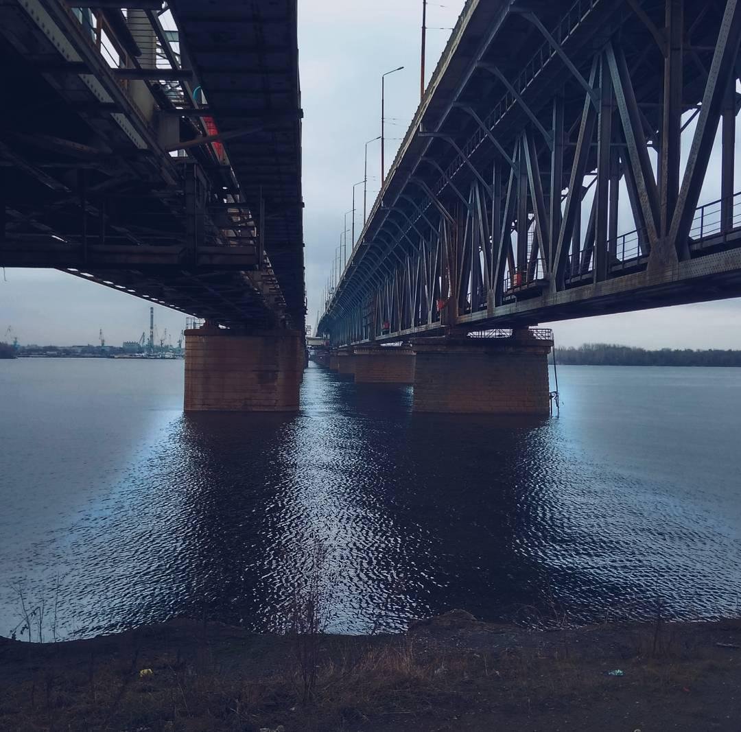 Мосты Днепра. Фото: himmerlin