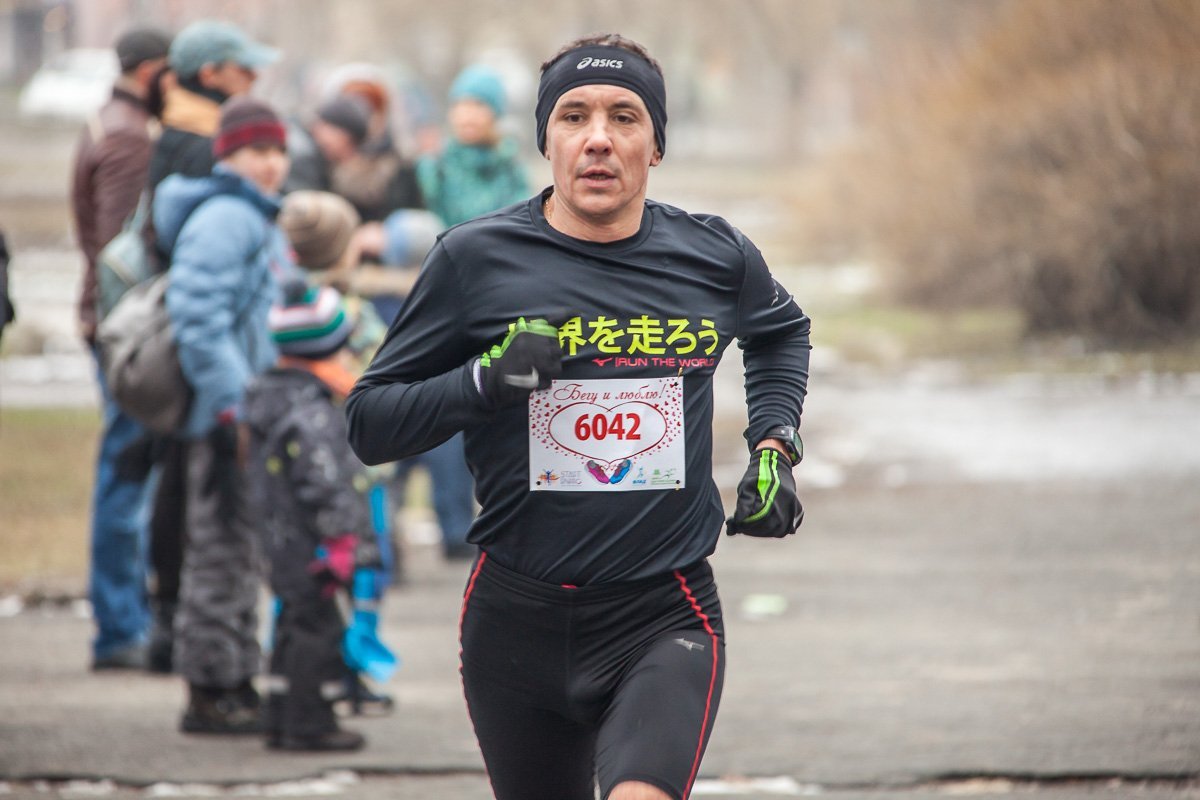 В забеге на 6 км участвовало более 60 человек