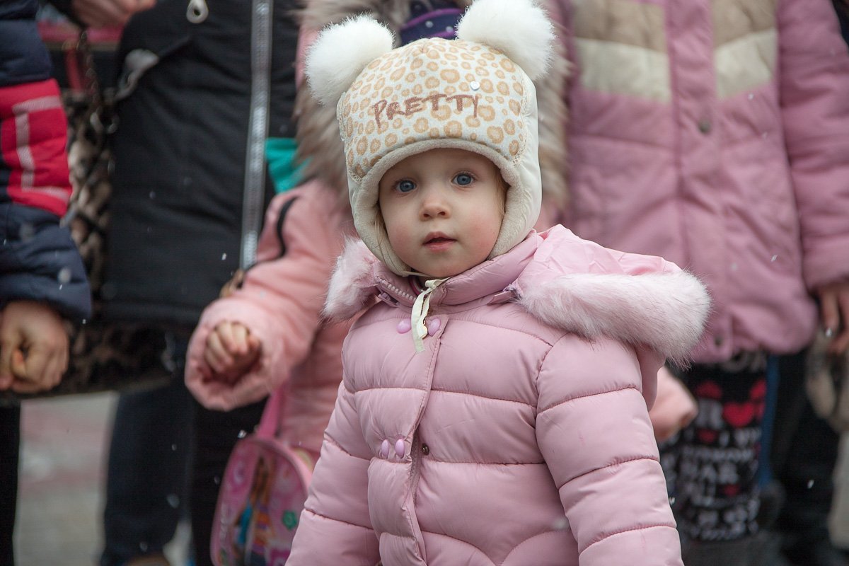 Детишки провожали зиму