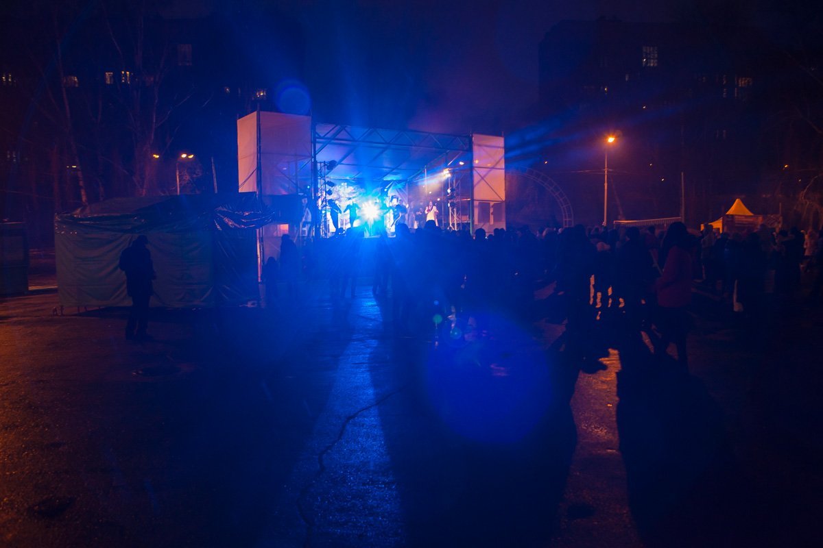 Погода горожан не испугала Погода горожан не испугала