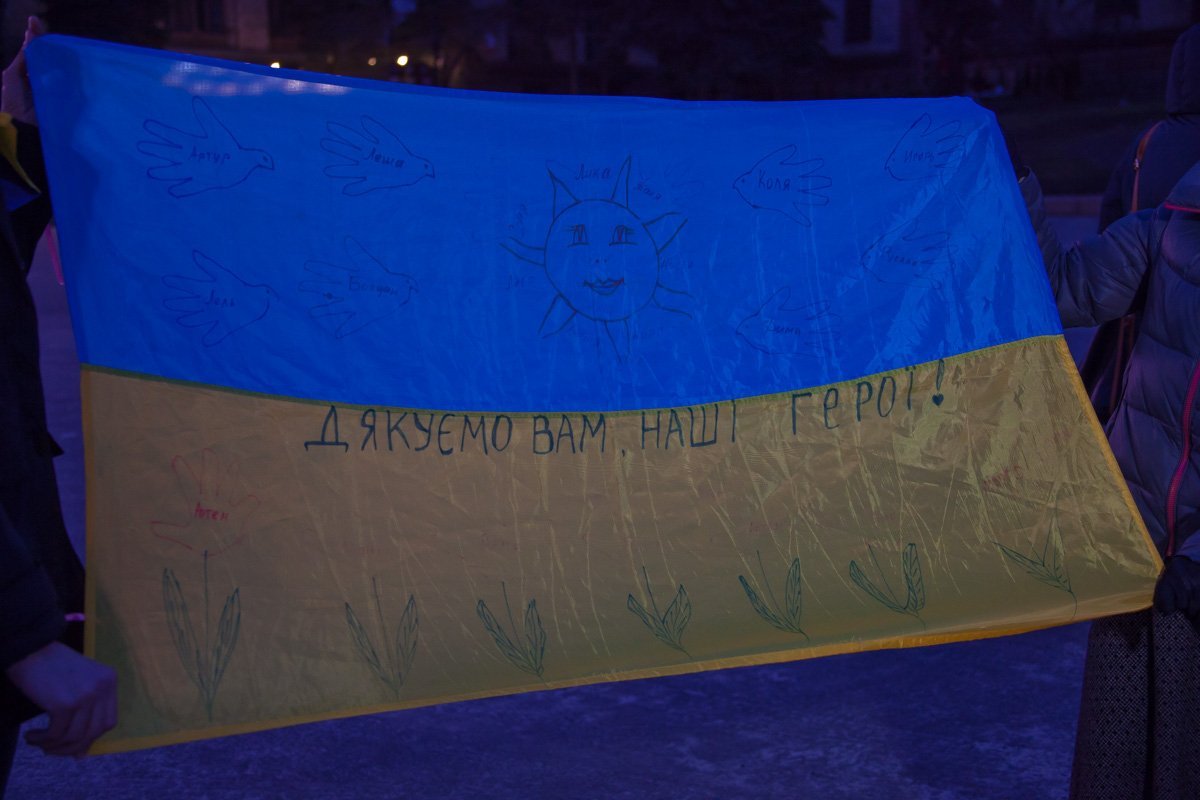 Почтить героев мог любой желающий