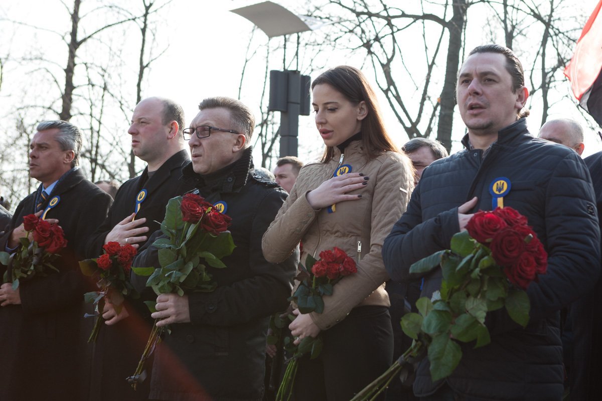 Мероприятие проходило на Аллее памяти героев Небесной Сотни и АТО Мероприятие проходило на Аллее памяти героев Небесной Сотни и АТО