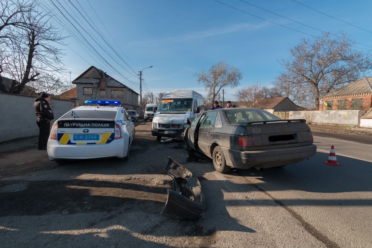 Volkswagen пытался совершить обгон Volkswagen пытался совершить обгон