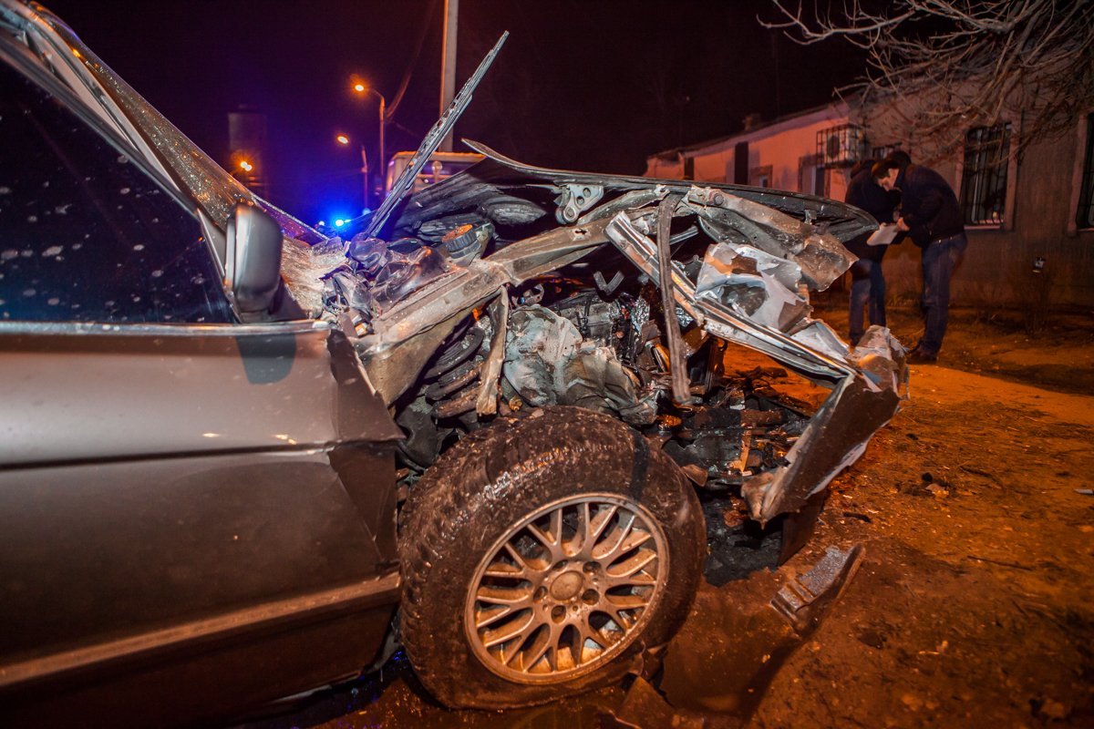 По словам полицейских, водитель BMW был трезв По словам полицейских, водитель BMW был трезв