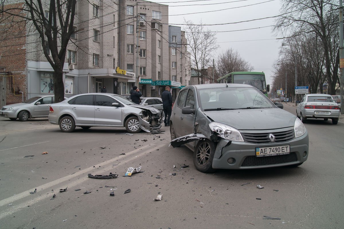 В результате аварии никто не пострадал