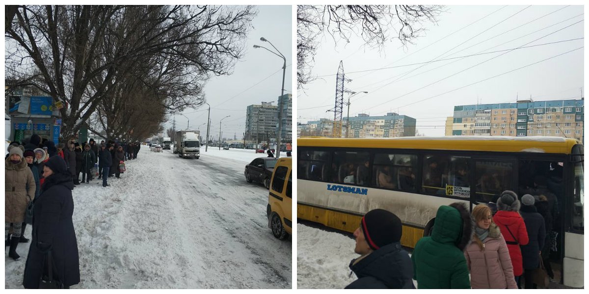 Жители жилмассива Каменский перекрыли Донецкое шоссе Жители жилмассива Каменский перекрыли Донецкое шоссе