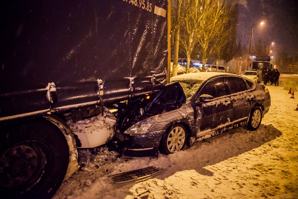 Как оказалось позже, водитель Nissan был нетрезв