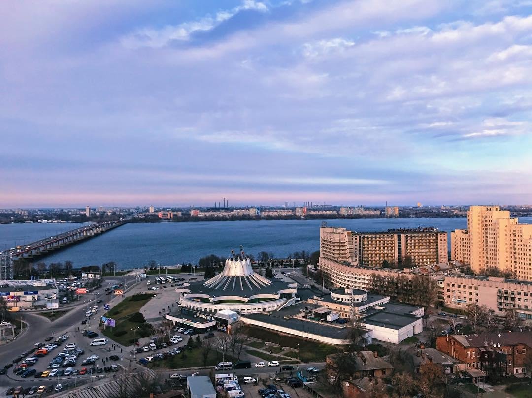 Фото: a.marinicheva. Днепр с высоты