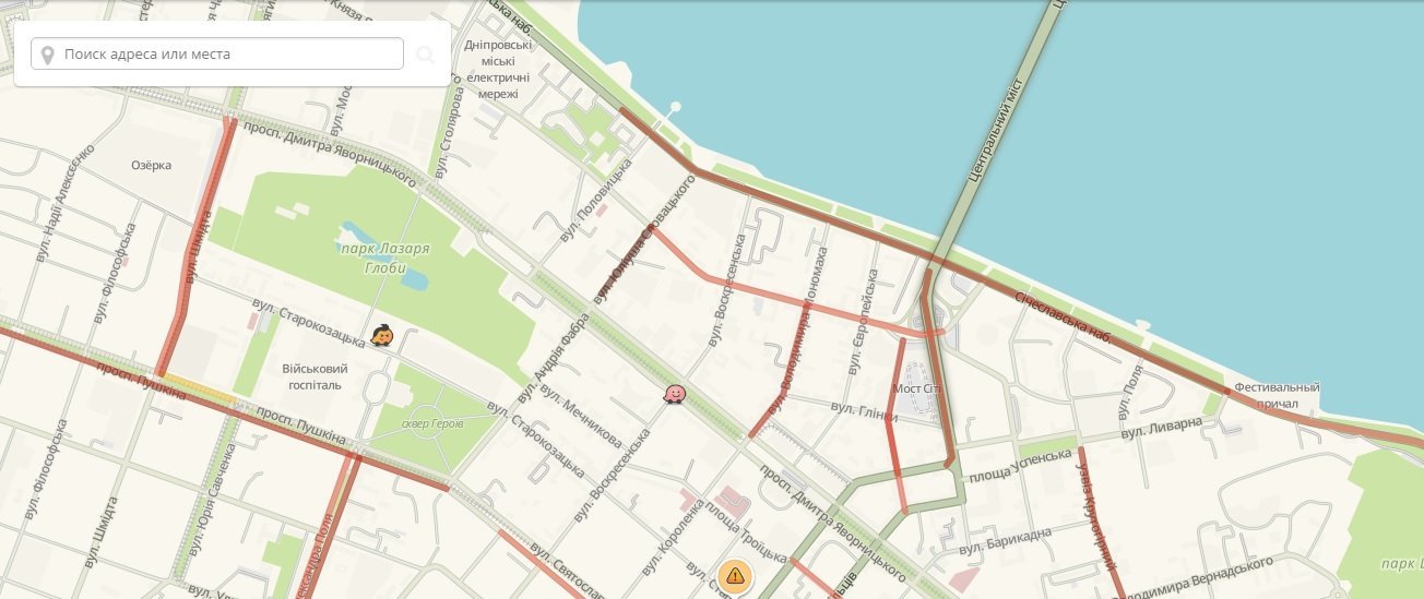 Где сейчас в Днепре пробки: куда не стоит ехать автомобилистам 1