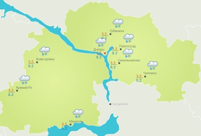 Данные гидрометцентра