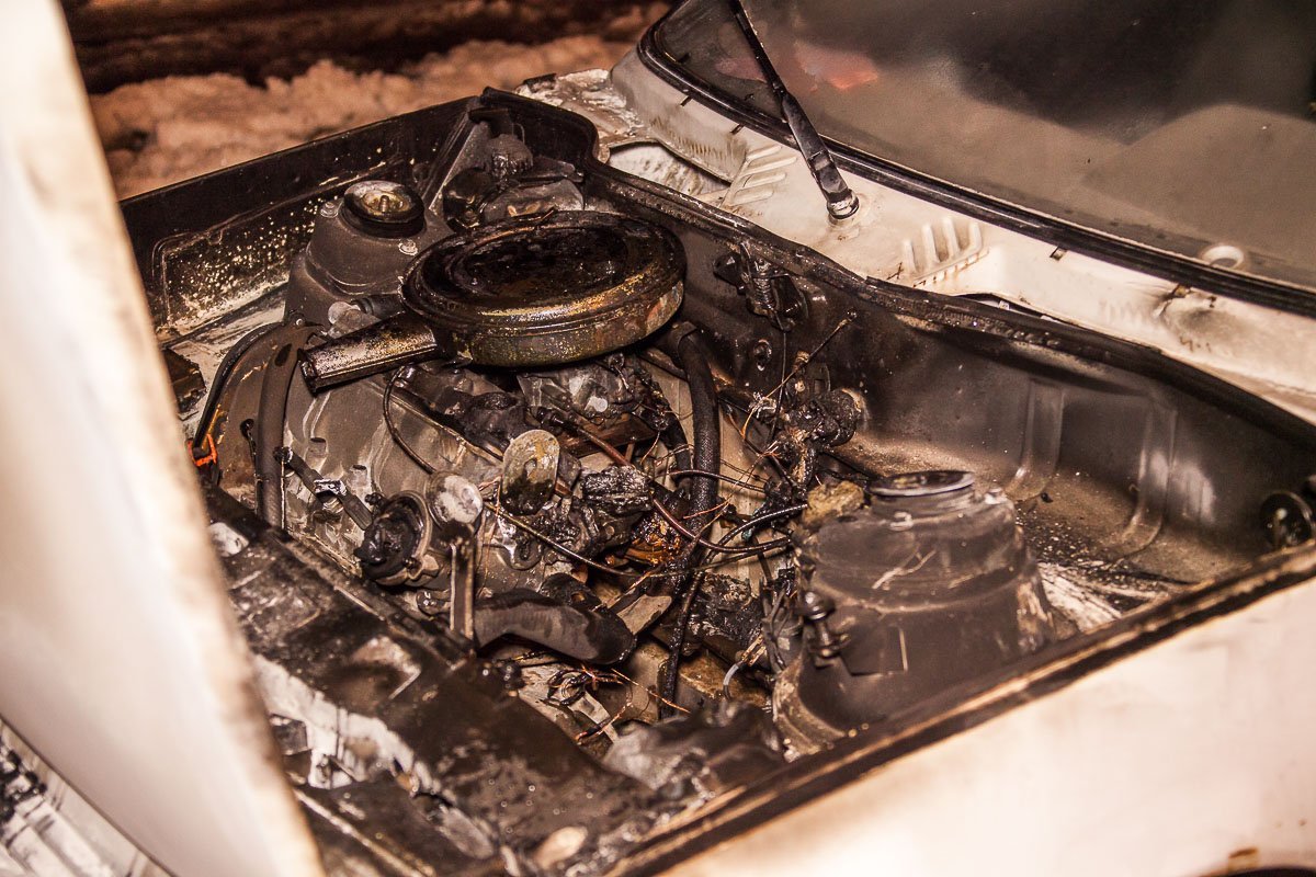 Тушили даже снегом Тушили даже снегом