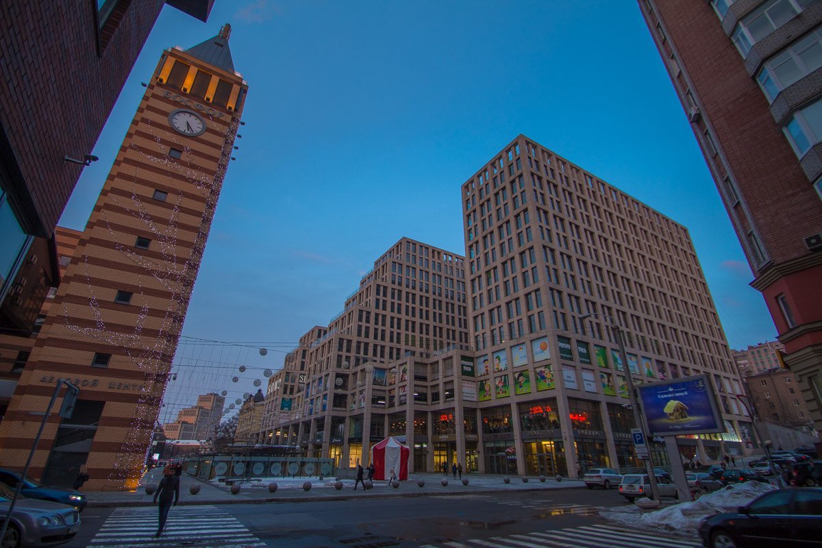 Чистый, уютный, современный центр города