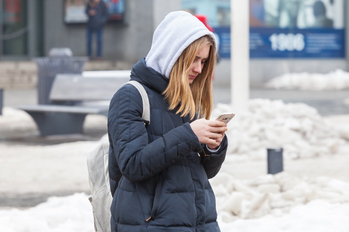Будь готова, что мороз отключит твой телефон в самый неподходящий момент