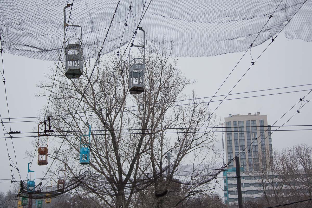 Канатная дорога на Монастырский остров — была одной из визитных карточек города