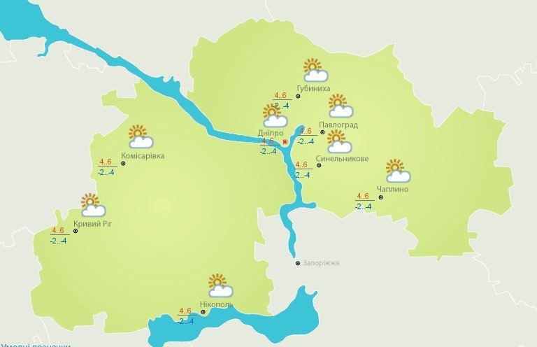 Во вторник в Днепре ожидается облачная погода в течение всего дня Во вторник в Днепре ожидается облачная погода в течение всего дня