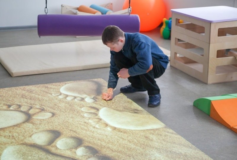 Изюминка Солонянского инклюзивно-ресурсного центра - «виртуальный ковер» Изюминка Солонянского инклюзивно-ресурсного центра - «виртуальный ковер»