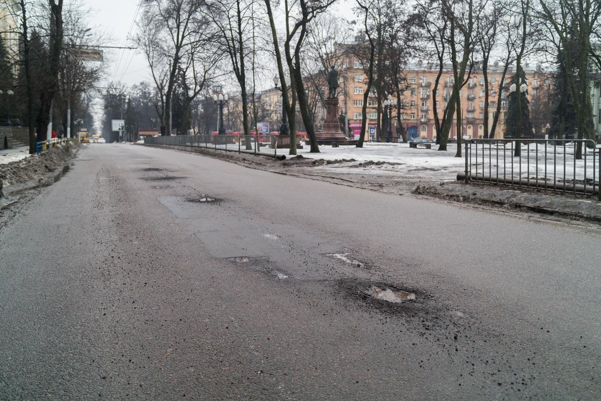 Разметка почти стерлась