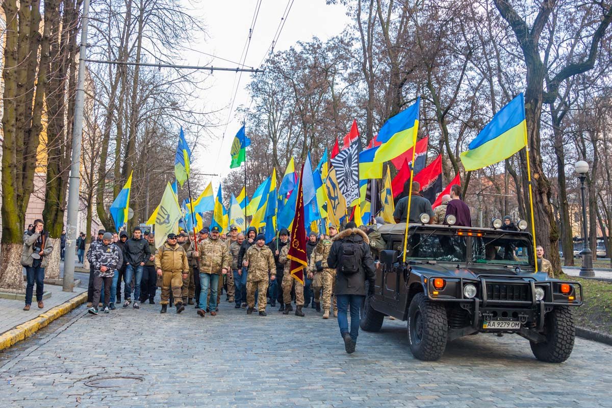 Шествие прошло по главным улицам Днепра Шествие прошло по главным улицам Днепра