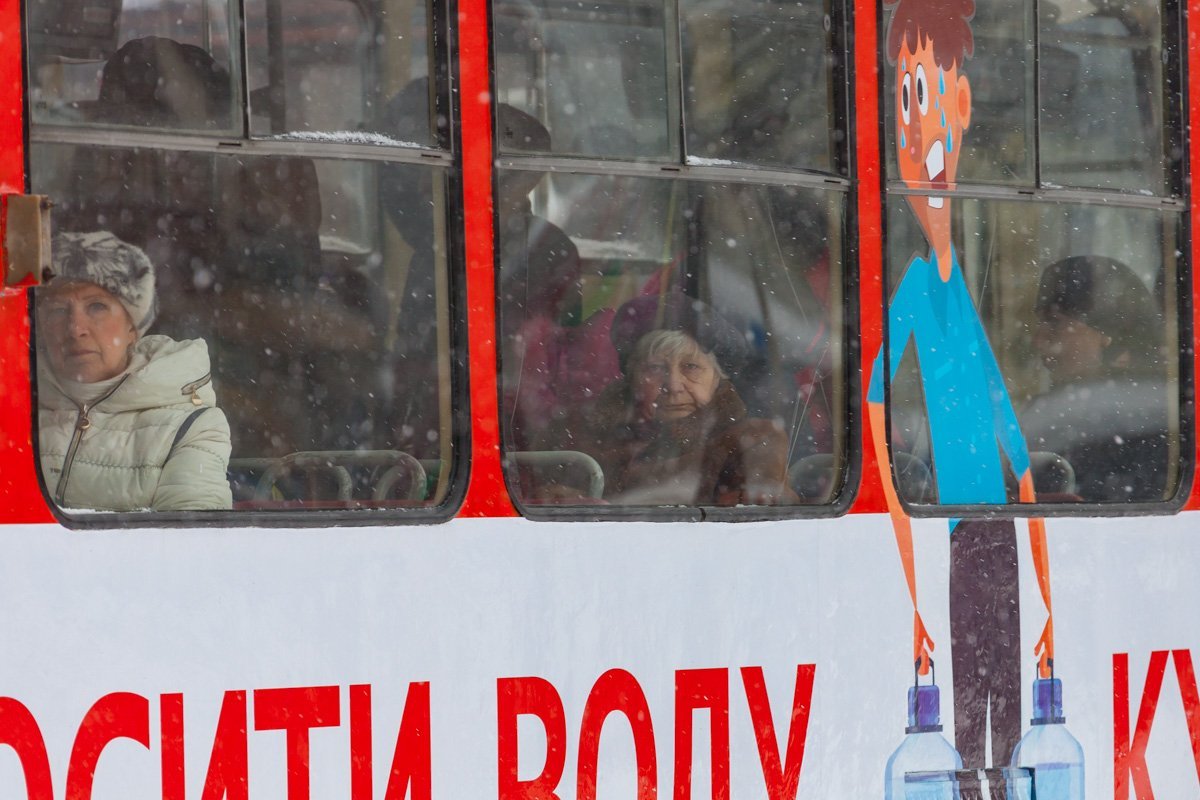 В общественном транспорте теплее, но ненамного В общественном транспорте теплее, но ненамного