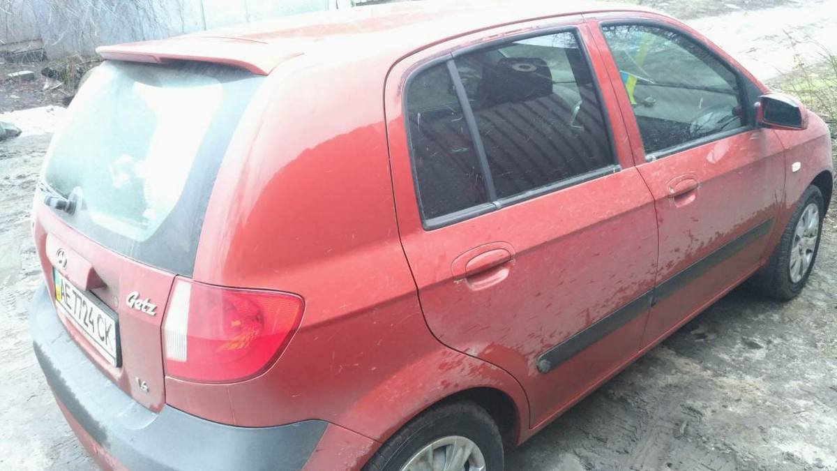 Автомобиль, с которого украли технику Автомобиль, с которого украли технику