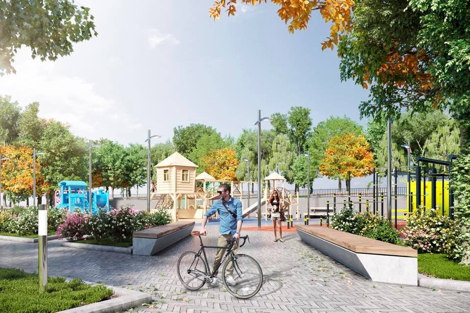 В парке предусмотрят место и для велосипедистов В парке предусмотрят место и для велосипедистов