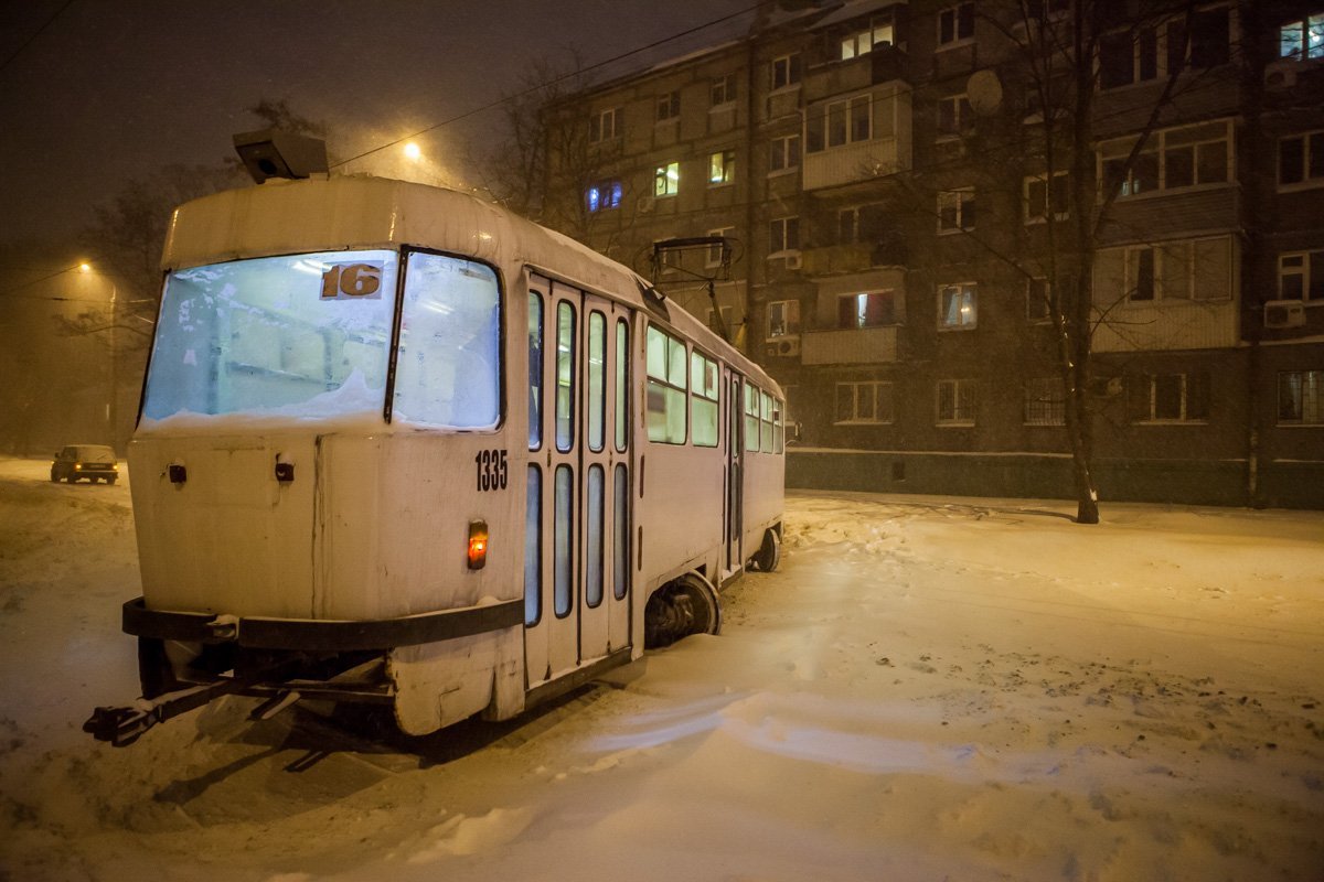В аварии никто не пострадал: трамвай направлялся в ДЕПО