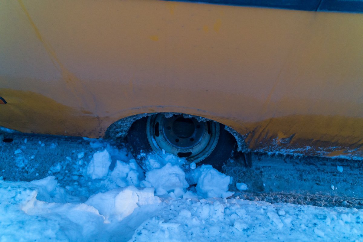 Не доехал пару метров