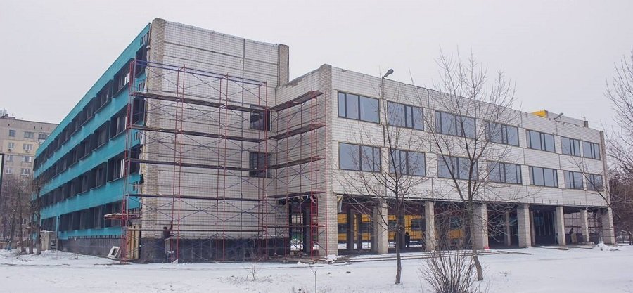 В процессе ремонта