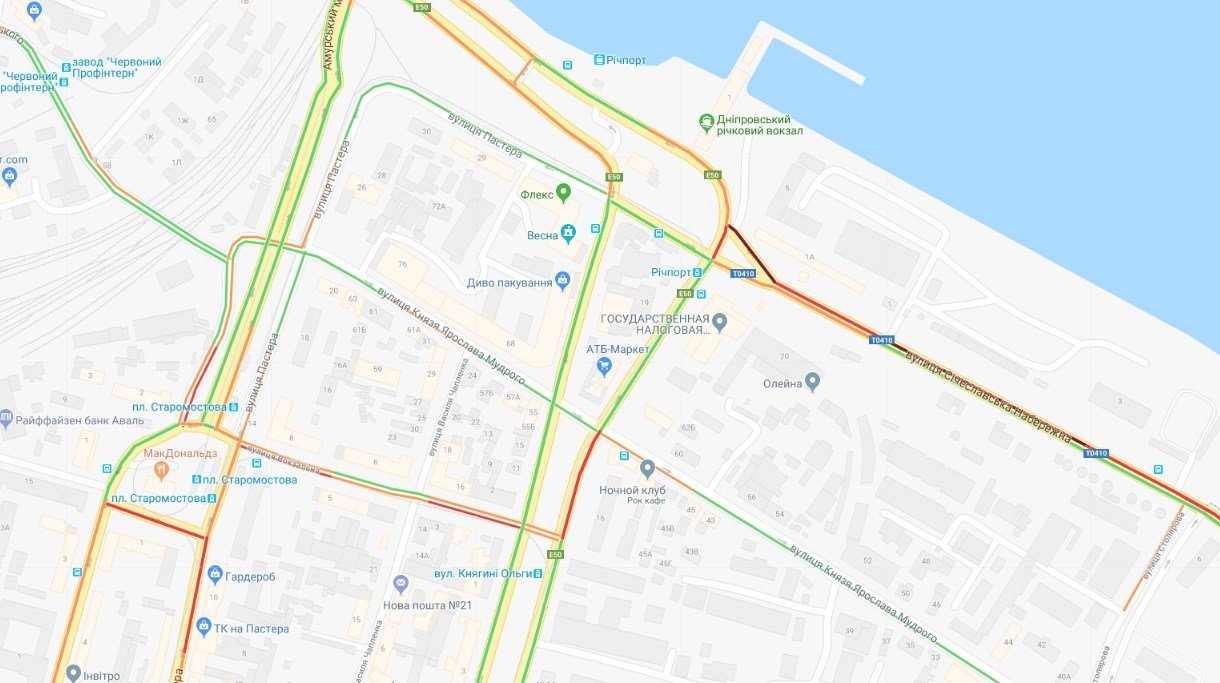 В этой части города пробок нет В этой части города пробок нет