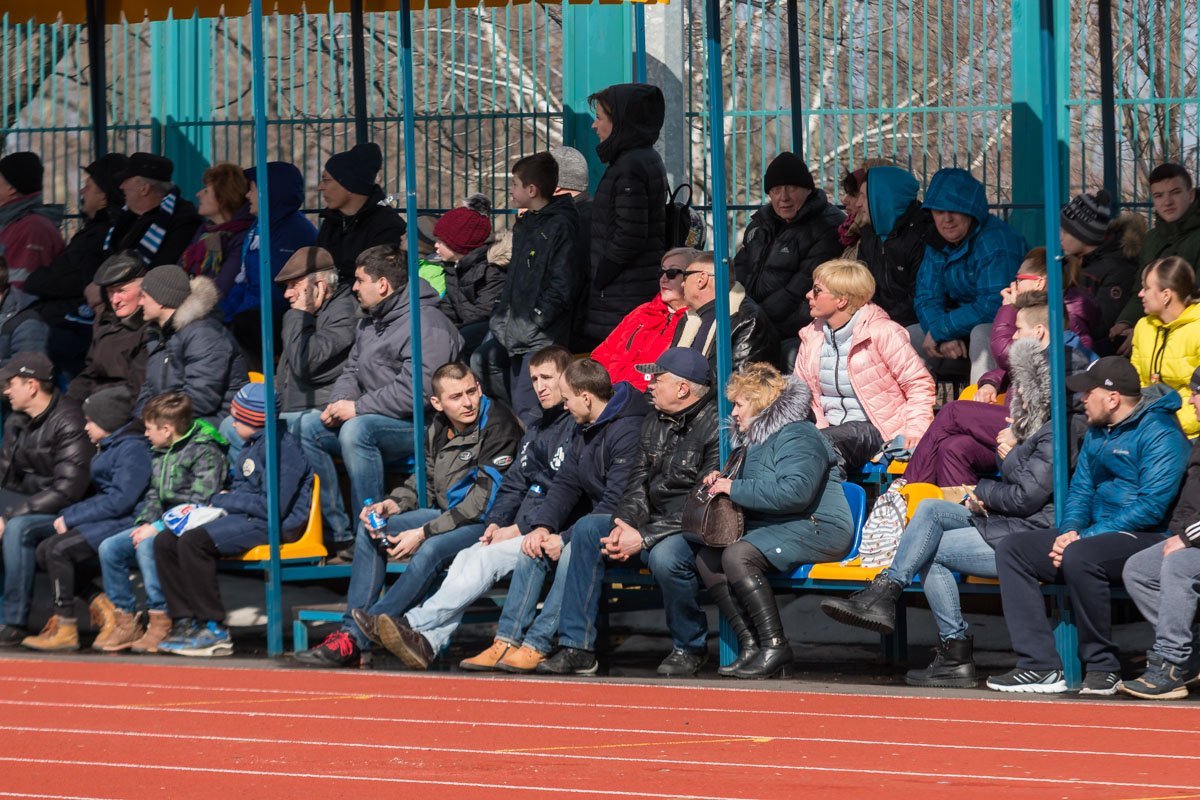 На стадионе собрался аншлаг