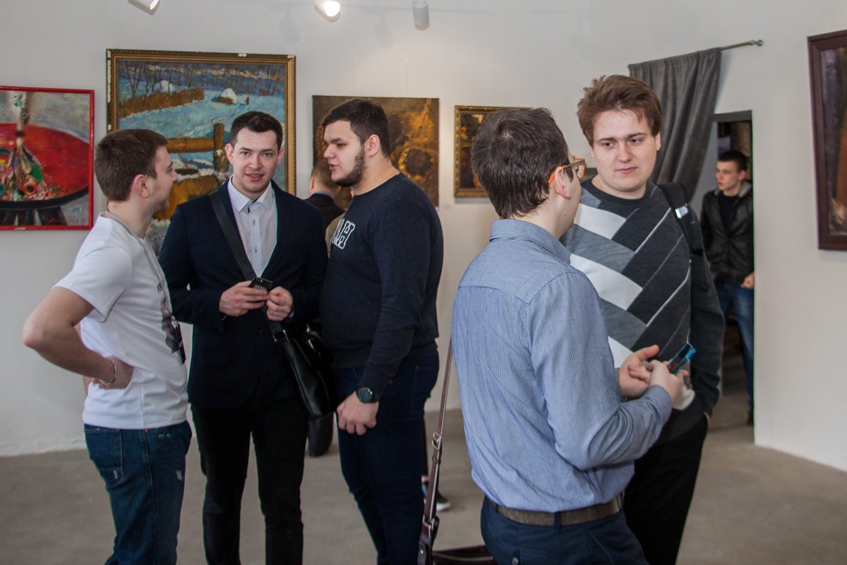 Встреча проходила в помещении арт-галереи Fund Art