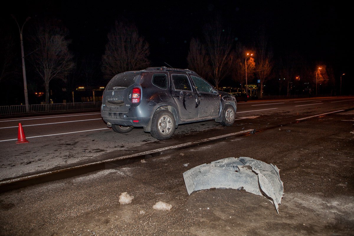 На Запорожском шоссе произошла авария