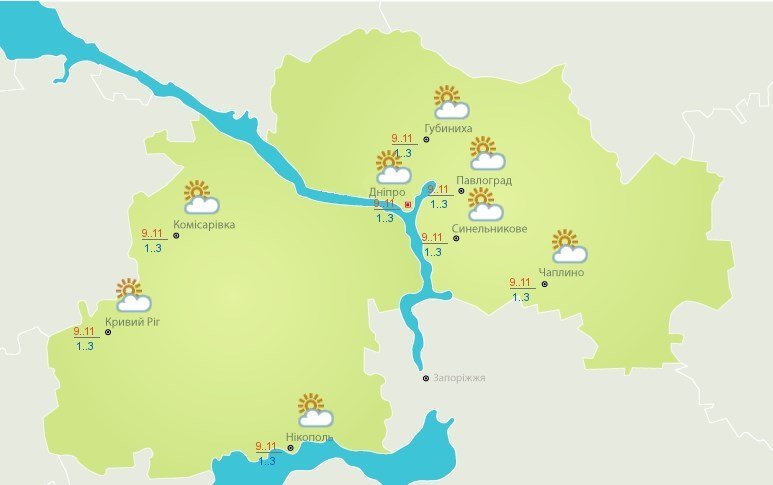 Осадков в этот день не предвидится