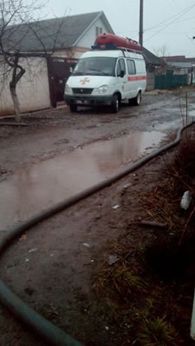 В АНД районе талый снег подтопил двор частного дома