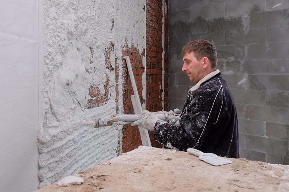 Сейчас строительство в самом разгаре