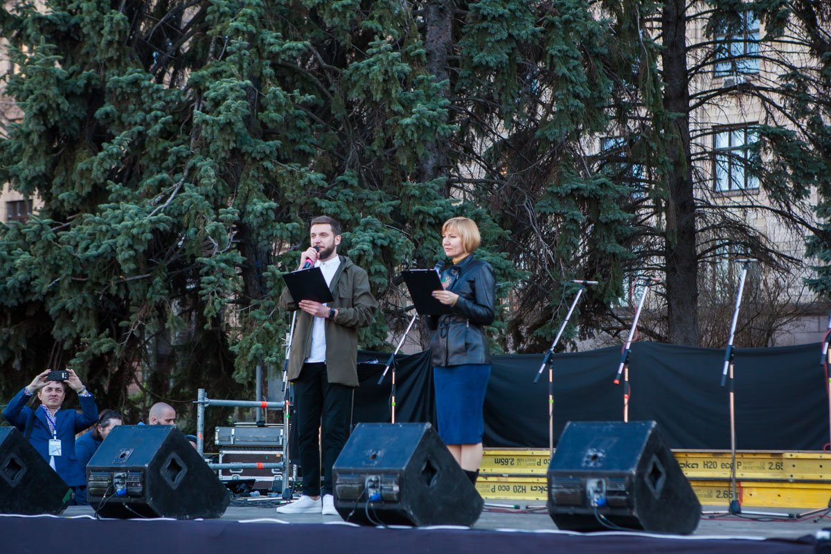 Мероприятие открыло выступление сводного хора церквей города