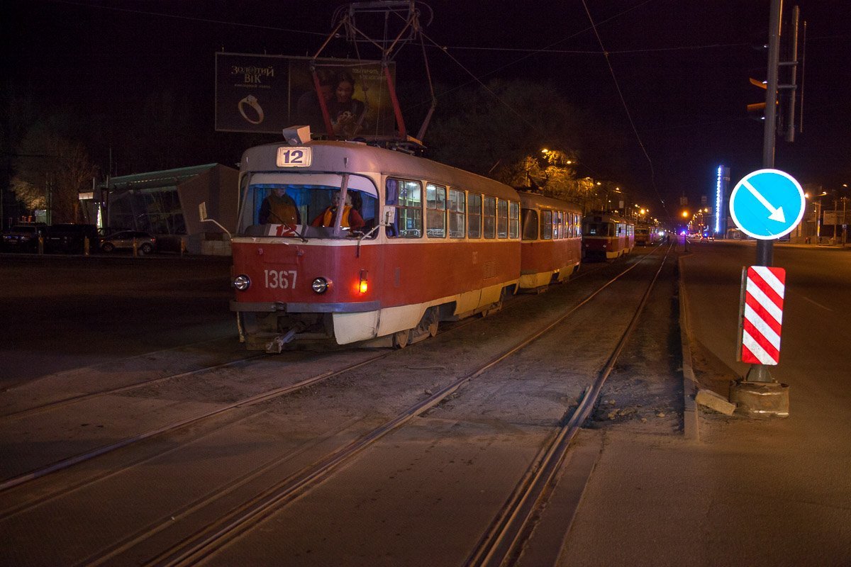 Движение трамваев приостановлено