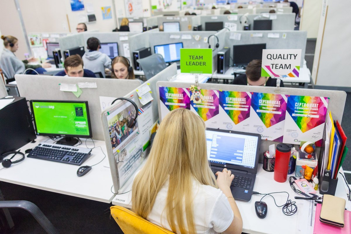 Рабочие места сотрудников компании Рабочие места сотрудников компании